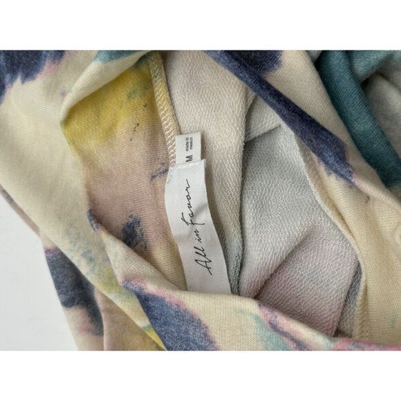 All in Favor Mock Neck, Tie-dye Crop Top, M - Picture 8 of 10